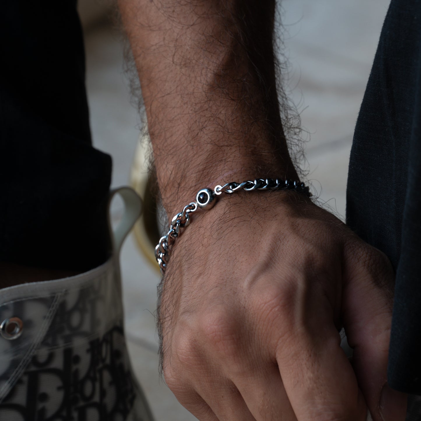 Foto armband met je eigen foto - Cubaanse Ketting