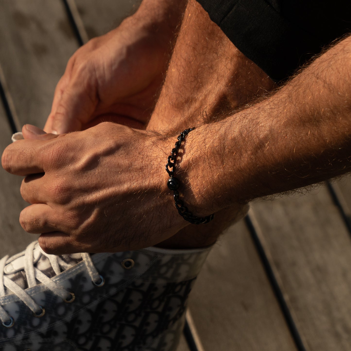 Foto armband met je eigen foto - Cubaanse Ketting