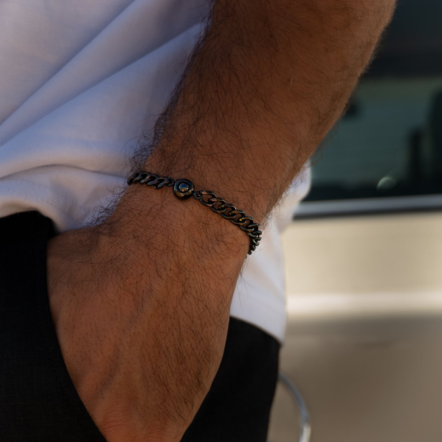 Foto armband met je eigen foto - Cubaanse Ketting