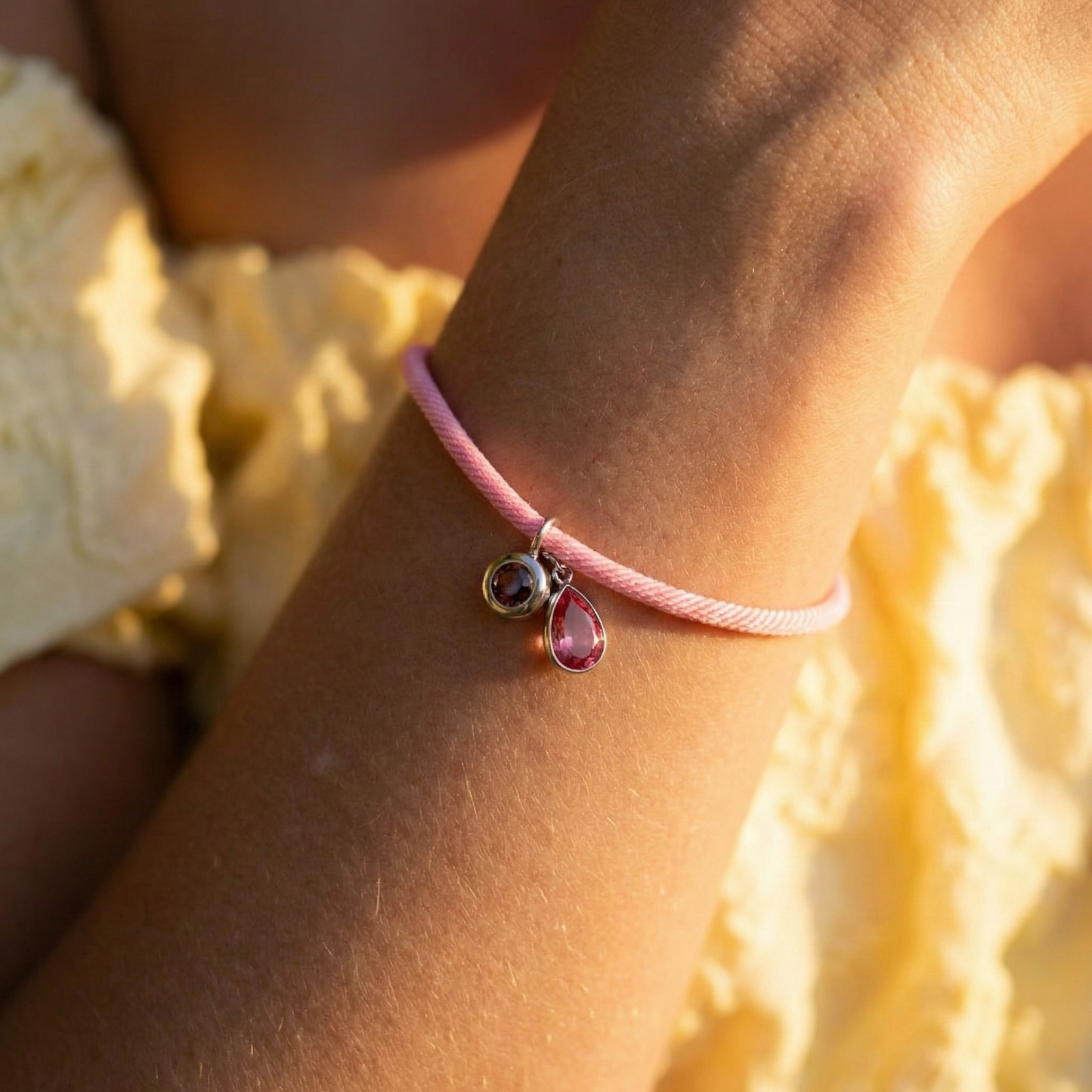 Foto armband met jouw foto - Essence Geboortesteen