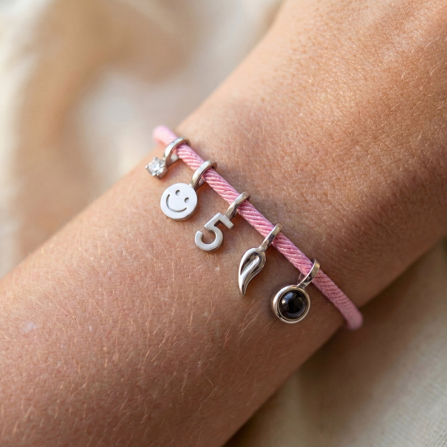 Gepersonaliseerde Charm Armband - Essence