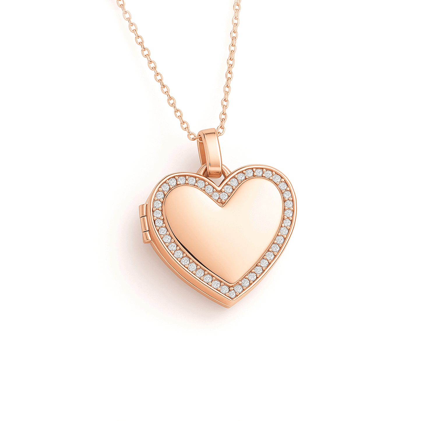 Medaillon Ketting met Foto - Hart