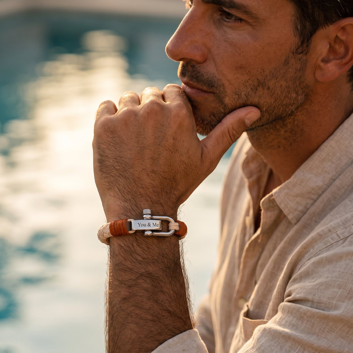 Gevlochten Armband met Gravure