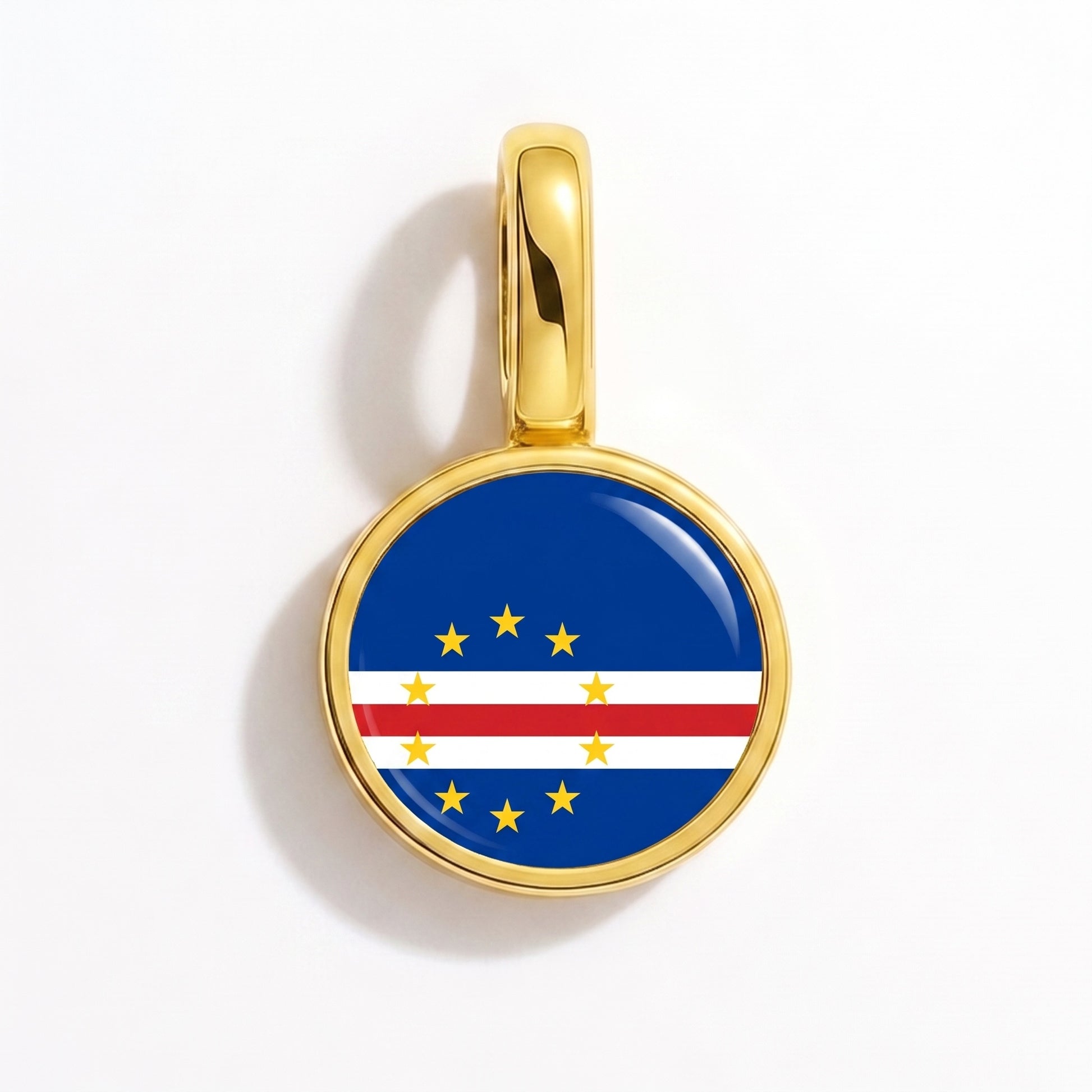 Charm vlag Kaapverdië – rond goud