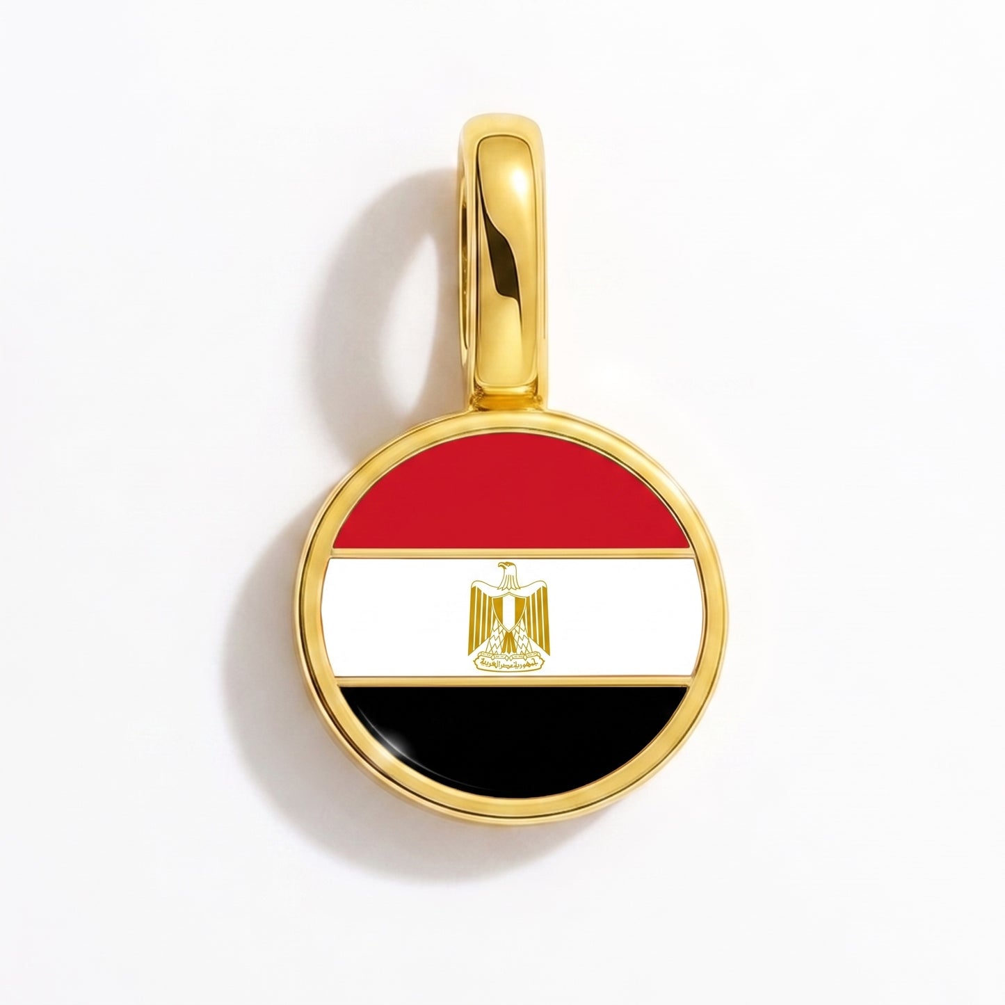 Charm vlag Egypte – rond goud