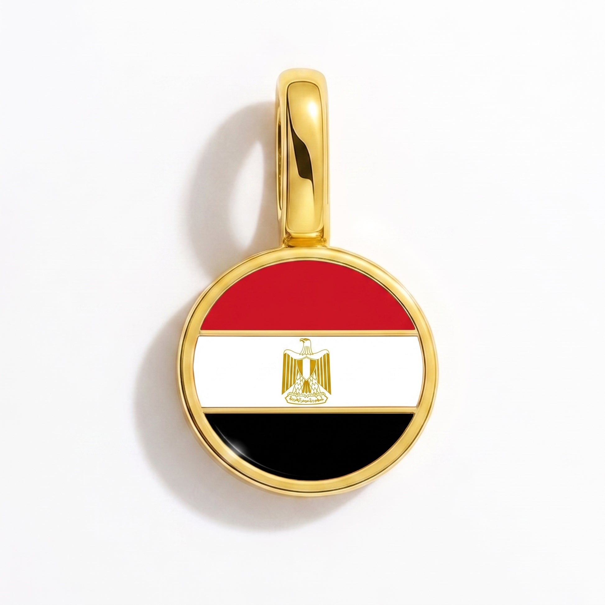 Charm vlag Egypte – rond goud