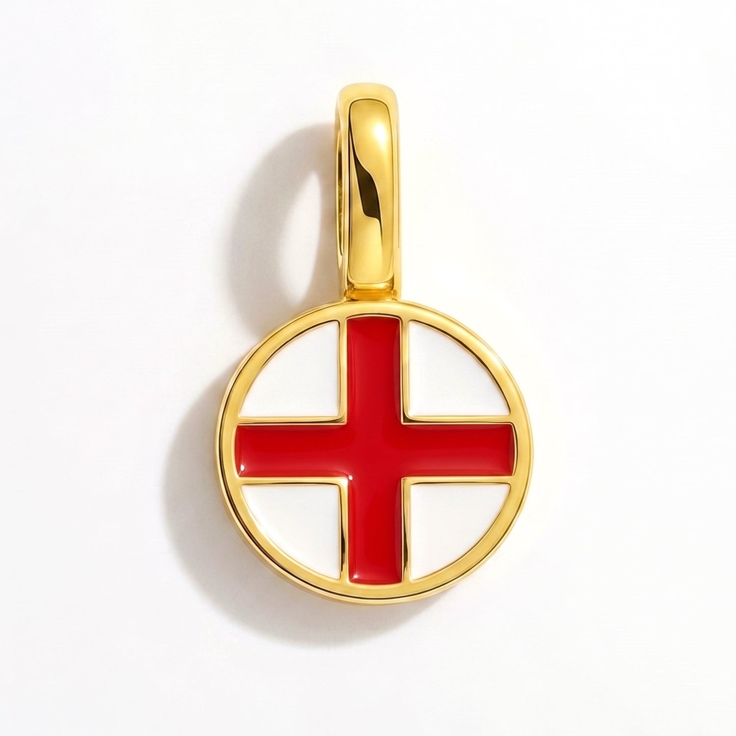 Charm vlag Engeland – rechthoekig goud