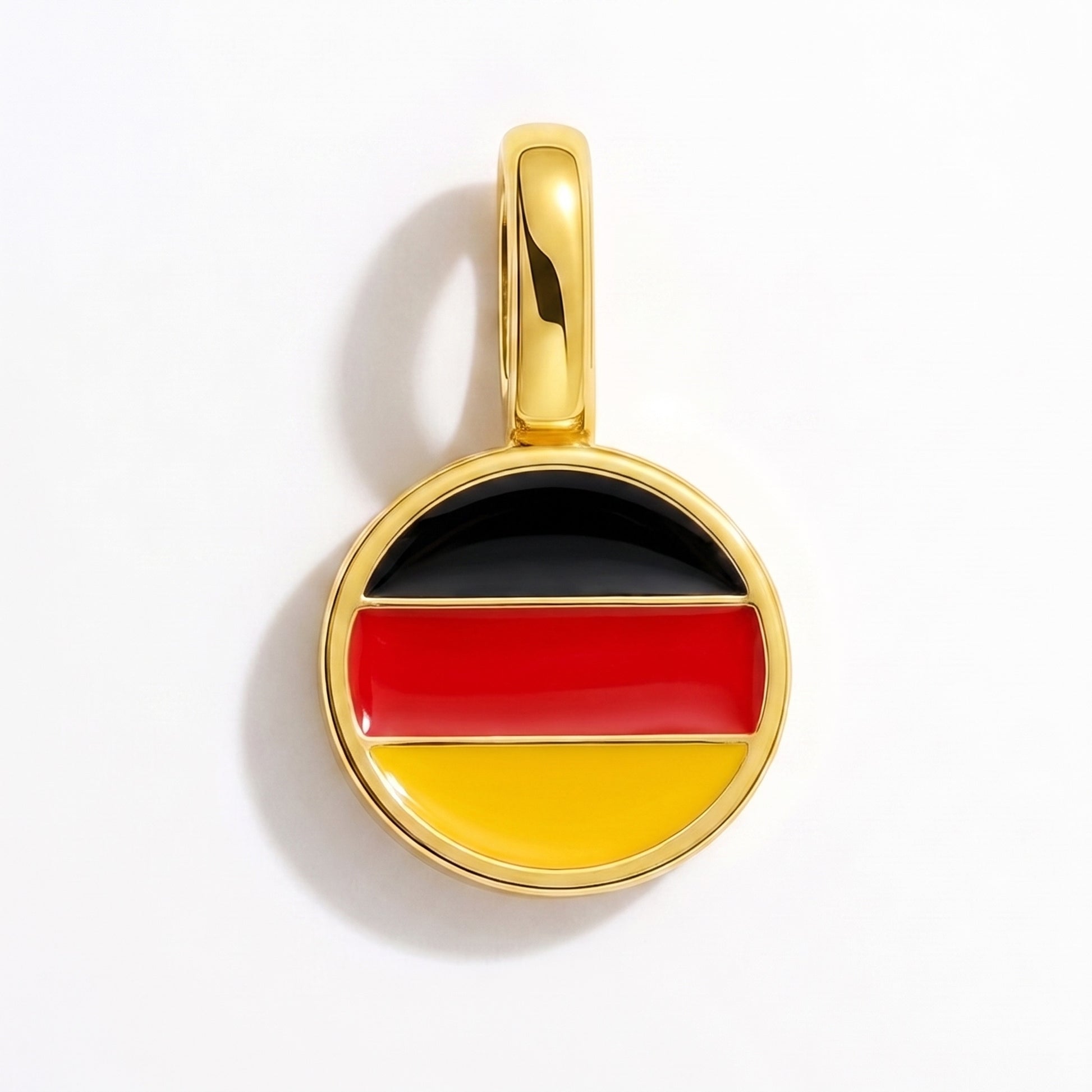 Charm vlag Duitsland – rond goud