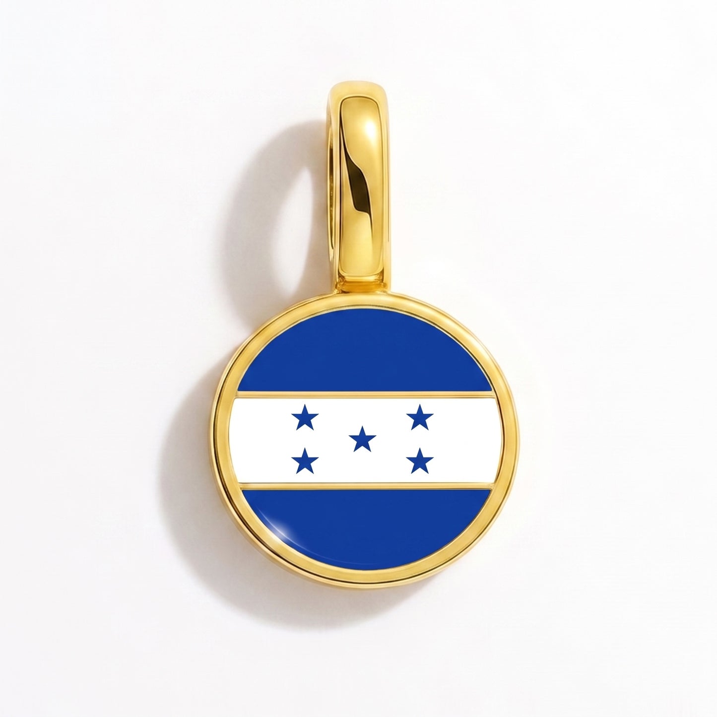 Charm vlag Honduras – rond goud