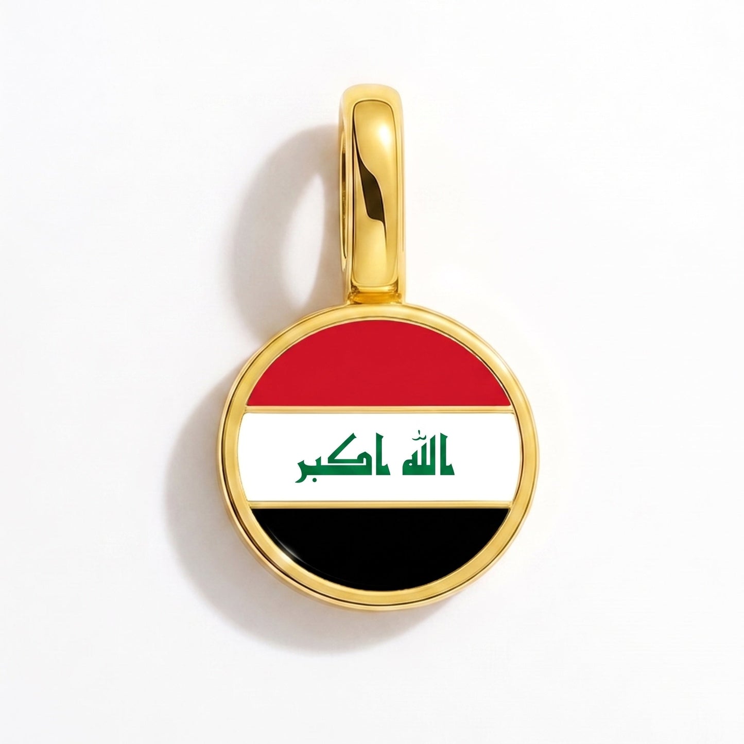 Charm vlag Irak – rechthoekig goud