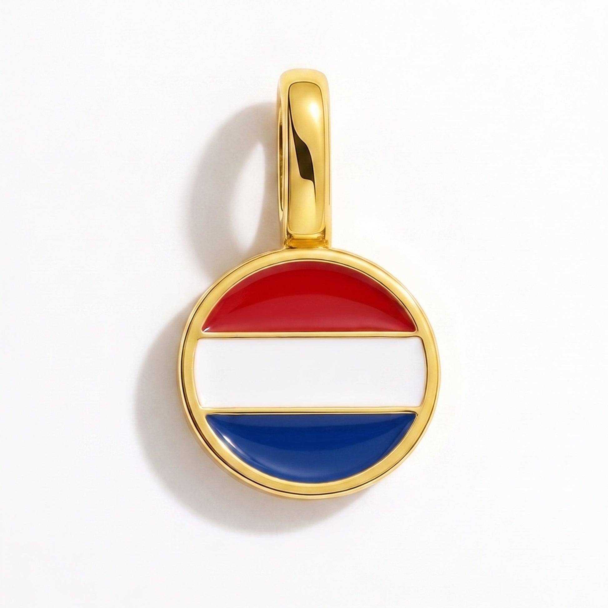 Charm vlag Nederland – rechthoekig goud