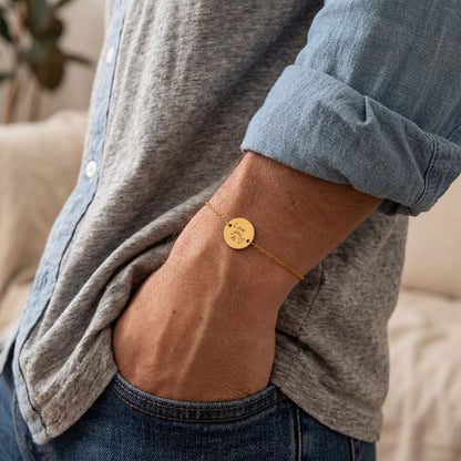 Gepersonaliseerde armband met je eigen handschrift/tekening