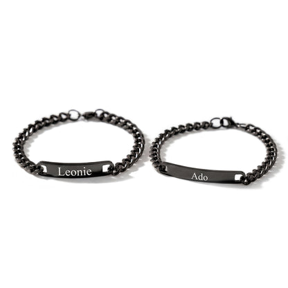 Partnerarmbanden met gravure