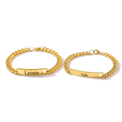 Partnerarmbanden met gravure