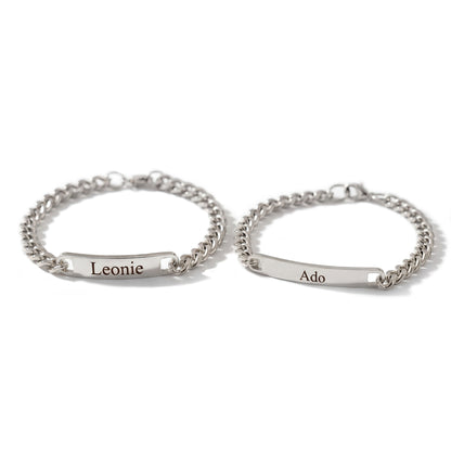 Partnerarmbanden met gravure