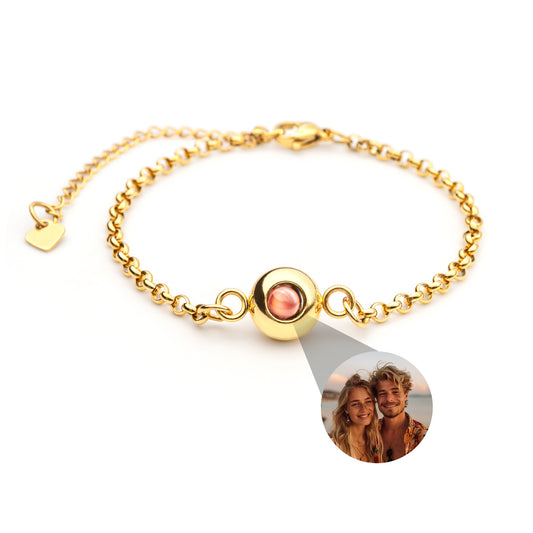 Foto armband met je eigen foto - Rolo Chain
