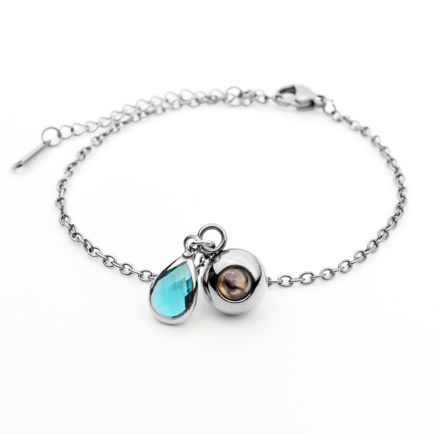 Foto armband met jouw foto - Geboortesteen