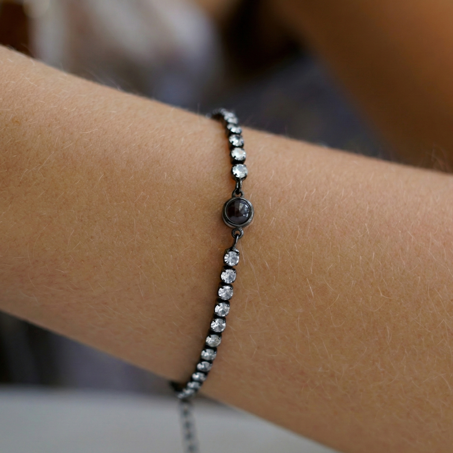 Foto armband met jouw foto - Tennis Zirconia