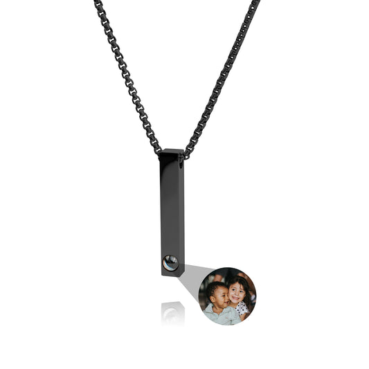 Fotoketting met je eigen foto - Staaf met boxketting