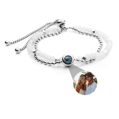 Foto armband met je eigen foto - kristal