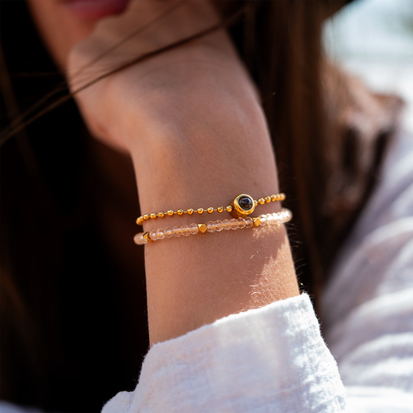 Foto armband met je eigen foto - kristal