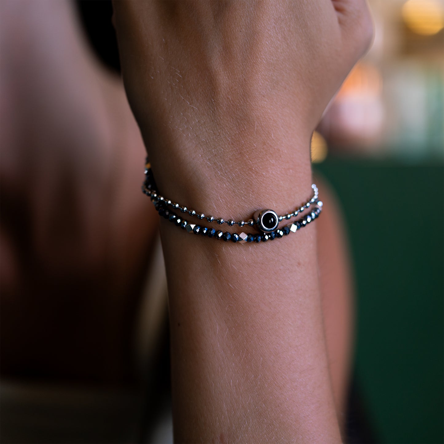Foto armband met je eigen foto - kristal