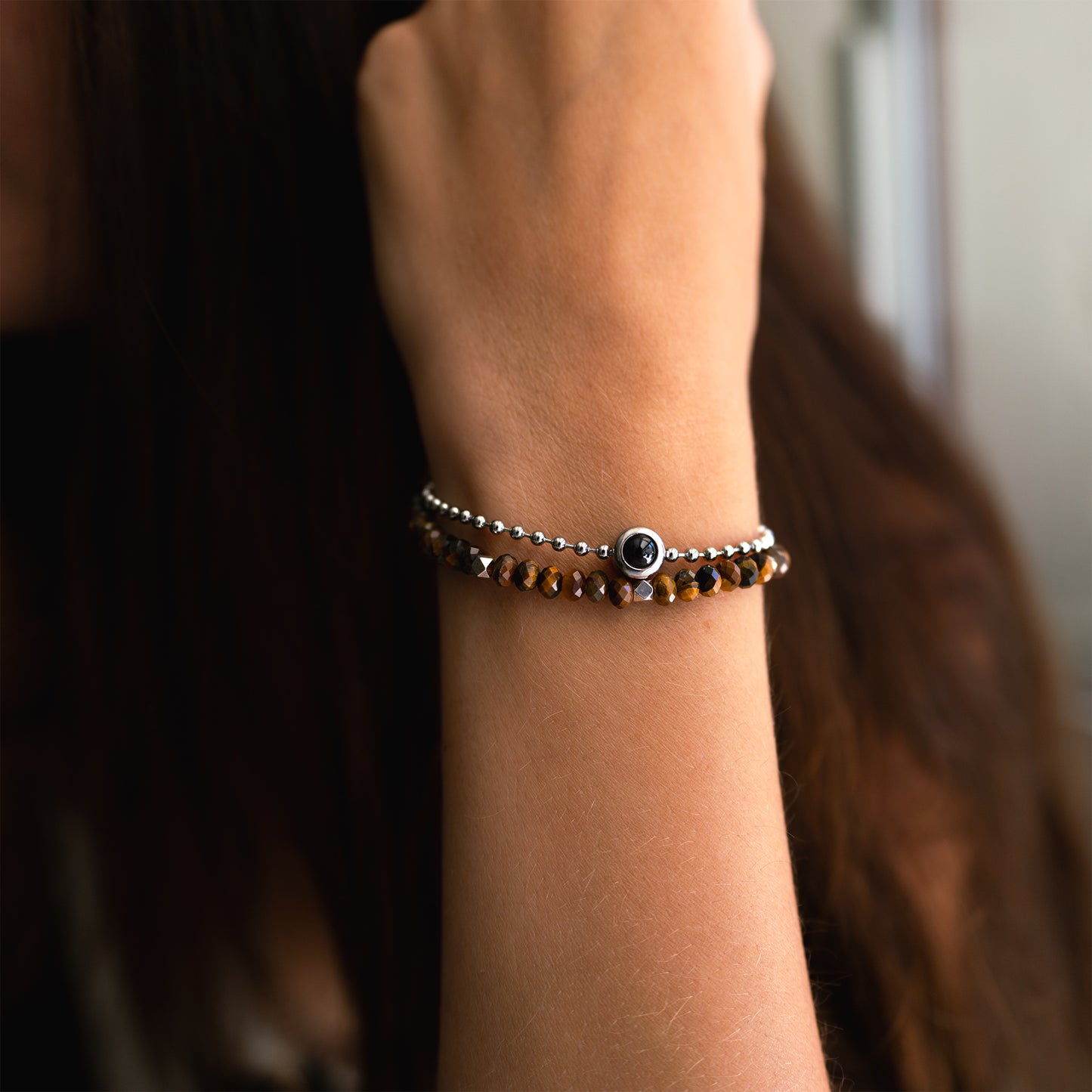 Foto armband met je eigen foto - kristal