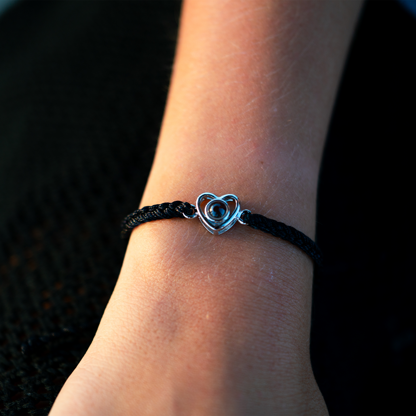 Foto armband met jouw foto - Hart