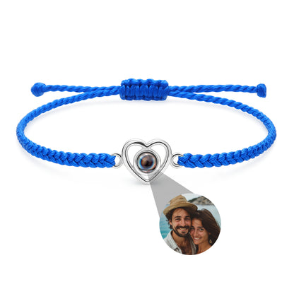 Foto armband met jouw foto - Hart