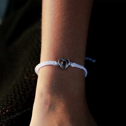 Foto armband met jouw foto - Hart