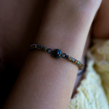 Foto armband met jouw foto - Heishi Edelsteen