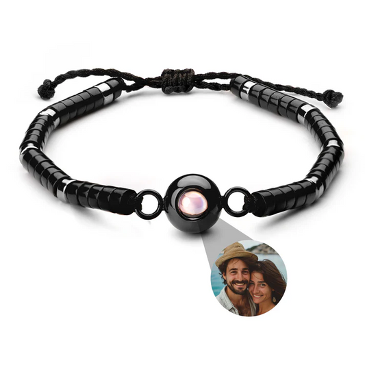 Foto armband met jouw foto - Heishi Edelsteen