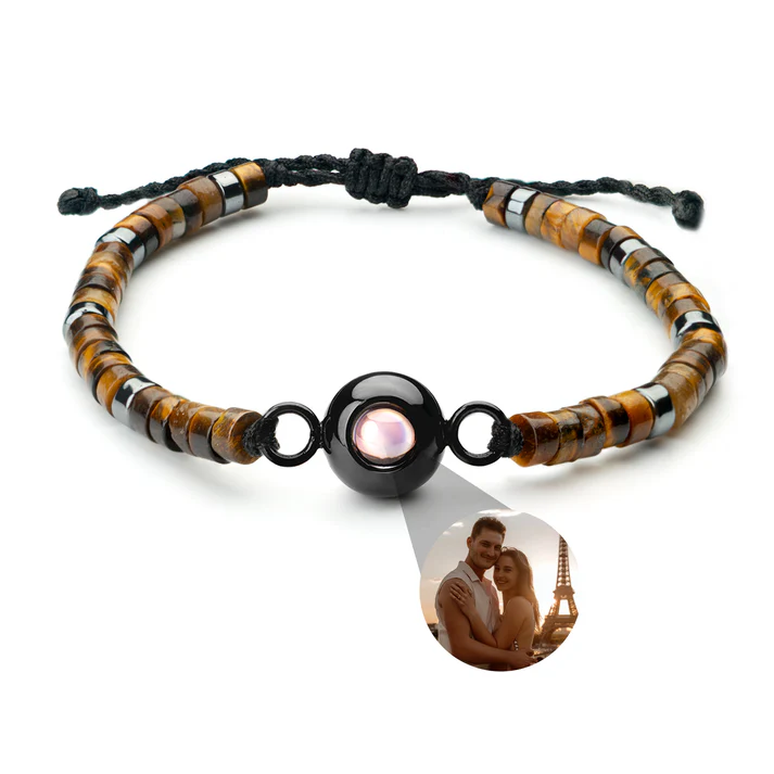 Foto armband met jouw foto - Heishi Edelsteen
