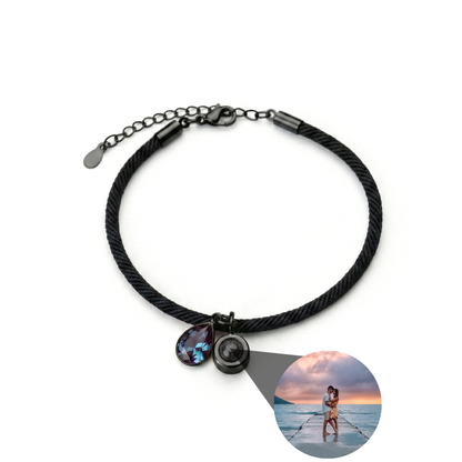 Foto armband met jouw foto - Essence Geboortesteen
