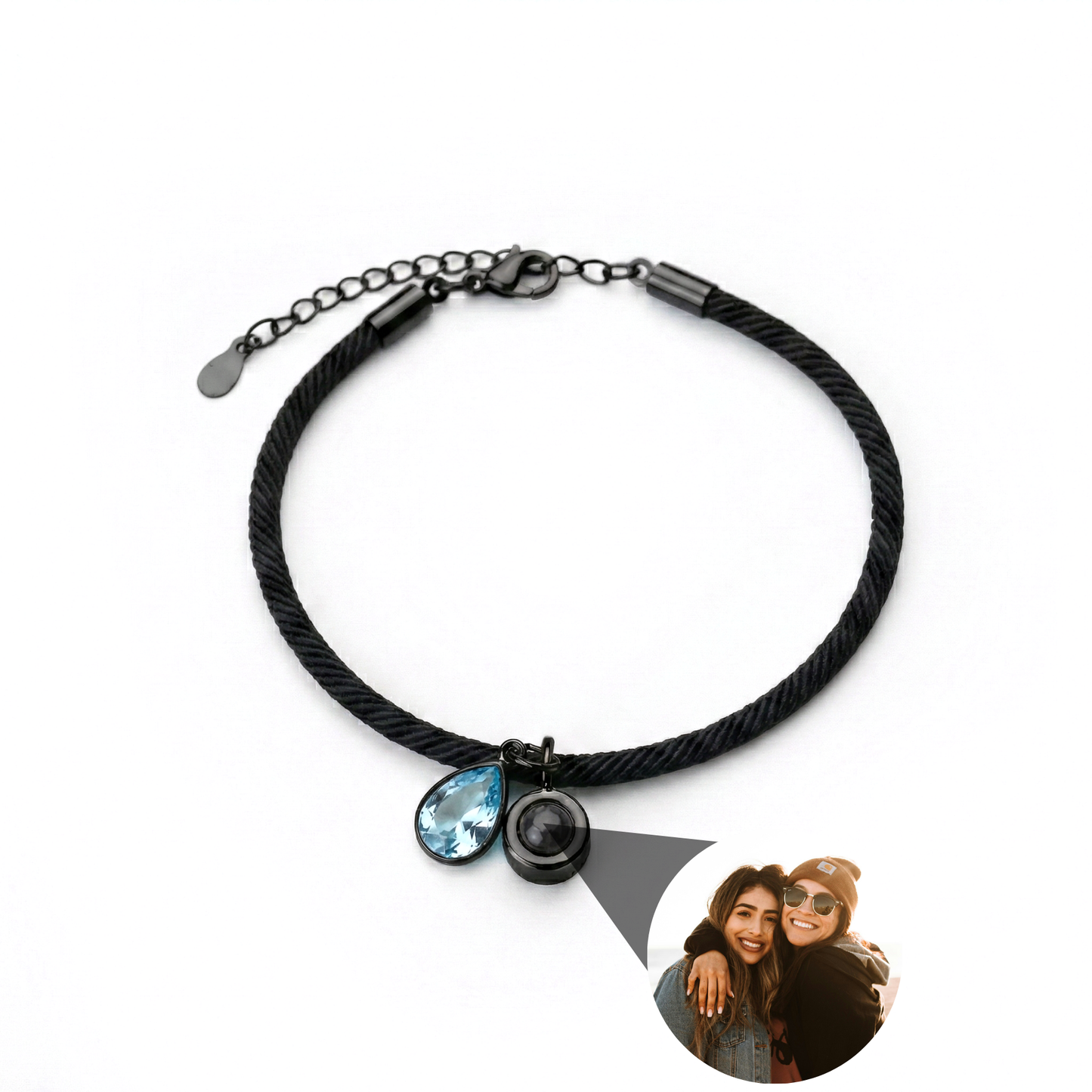 Foto armband met jouw foto - Essence Geboortesteen