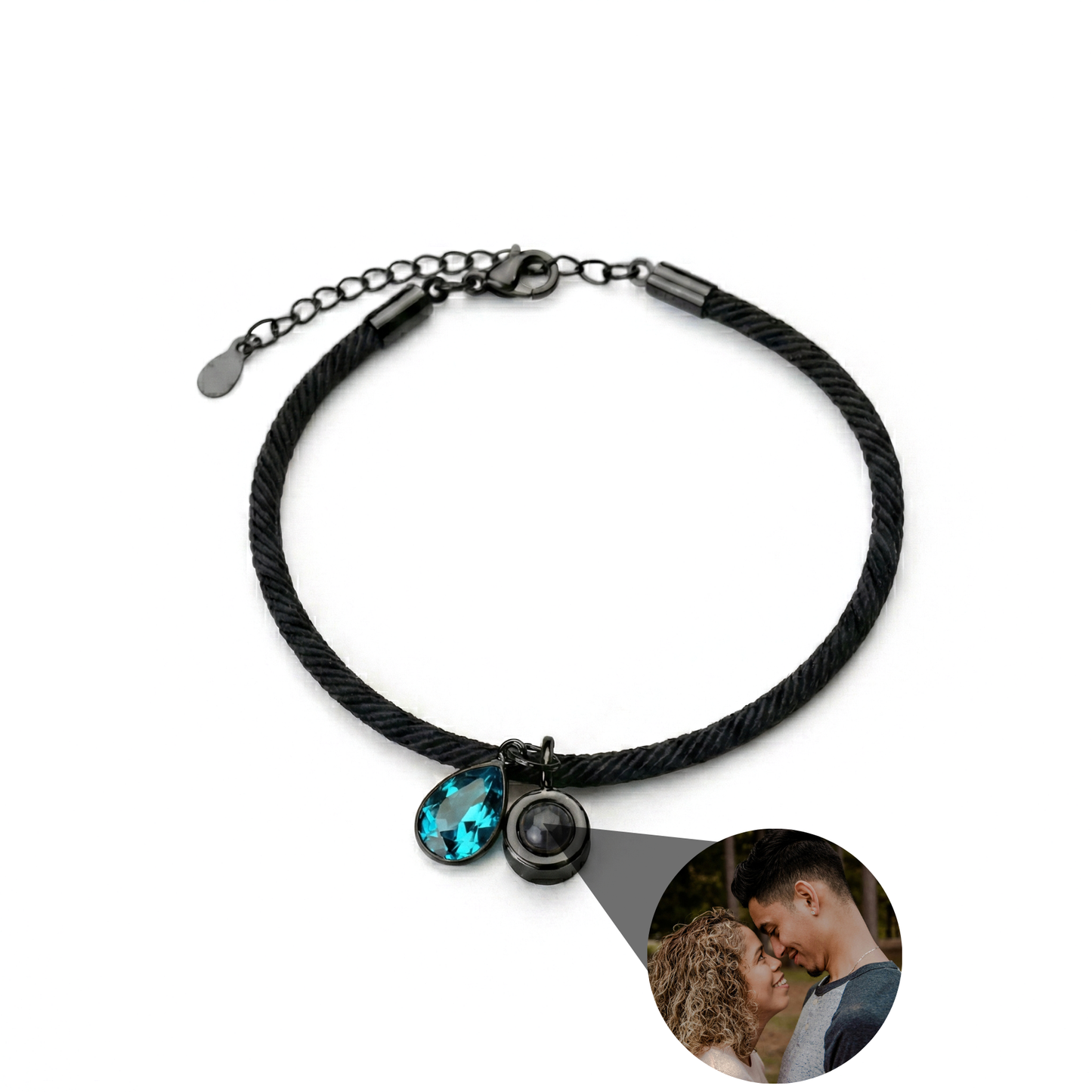 Foto armband met jouw foto - Essence Geboortesteen