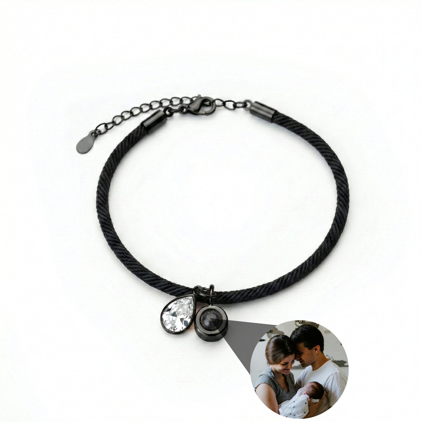 Foto armband met jouw foto - Essence Geboortesteen