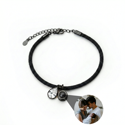 Foto armband met jouw foto - Essence Geboortesteen