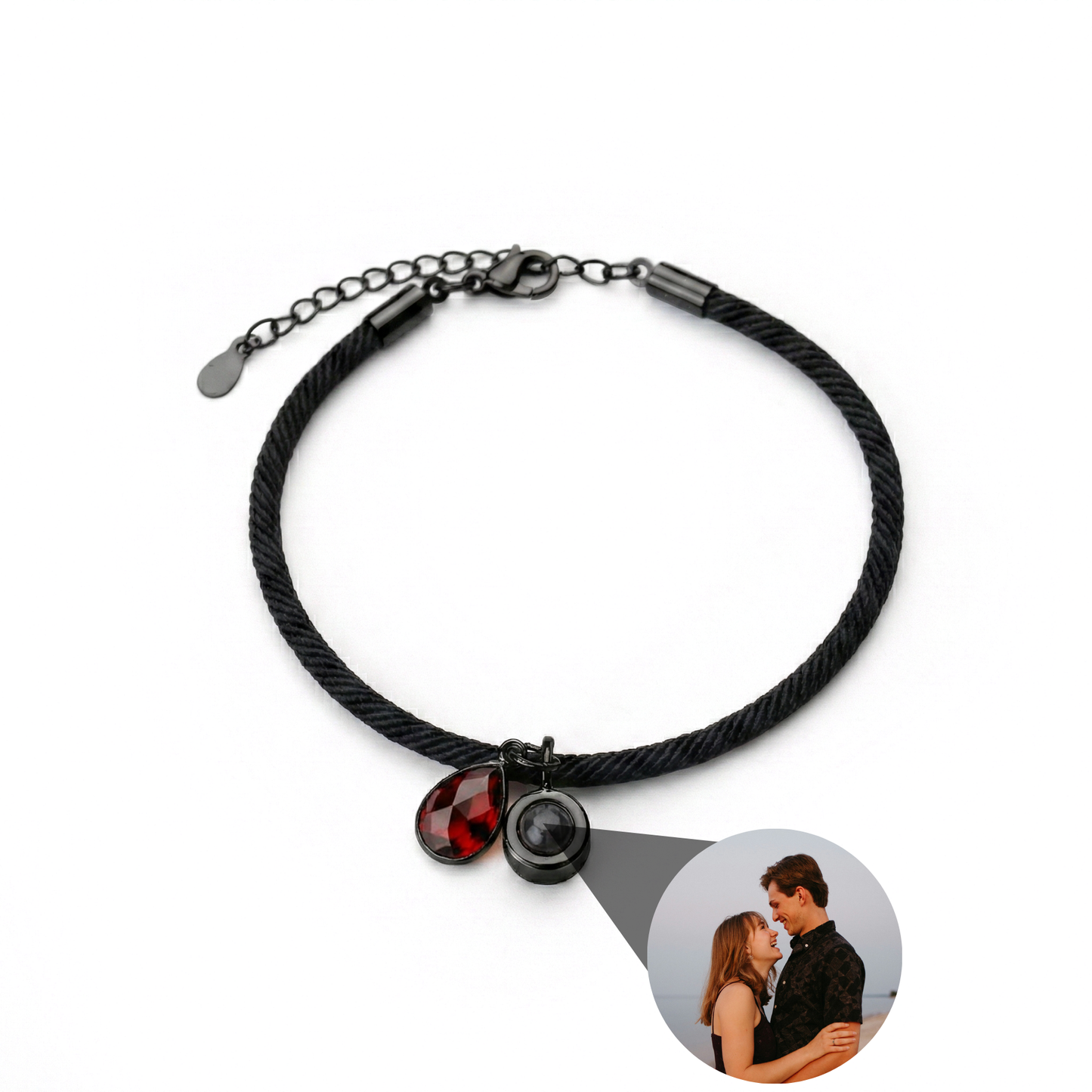 Foto armband met jouw foto - Essence Geboortesteen