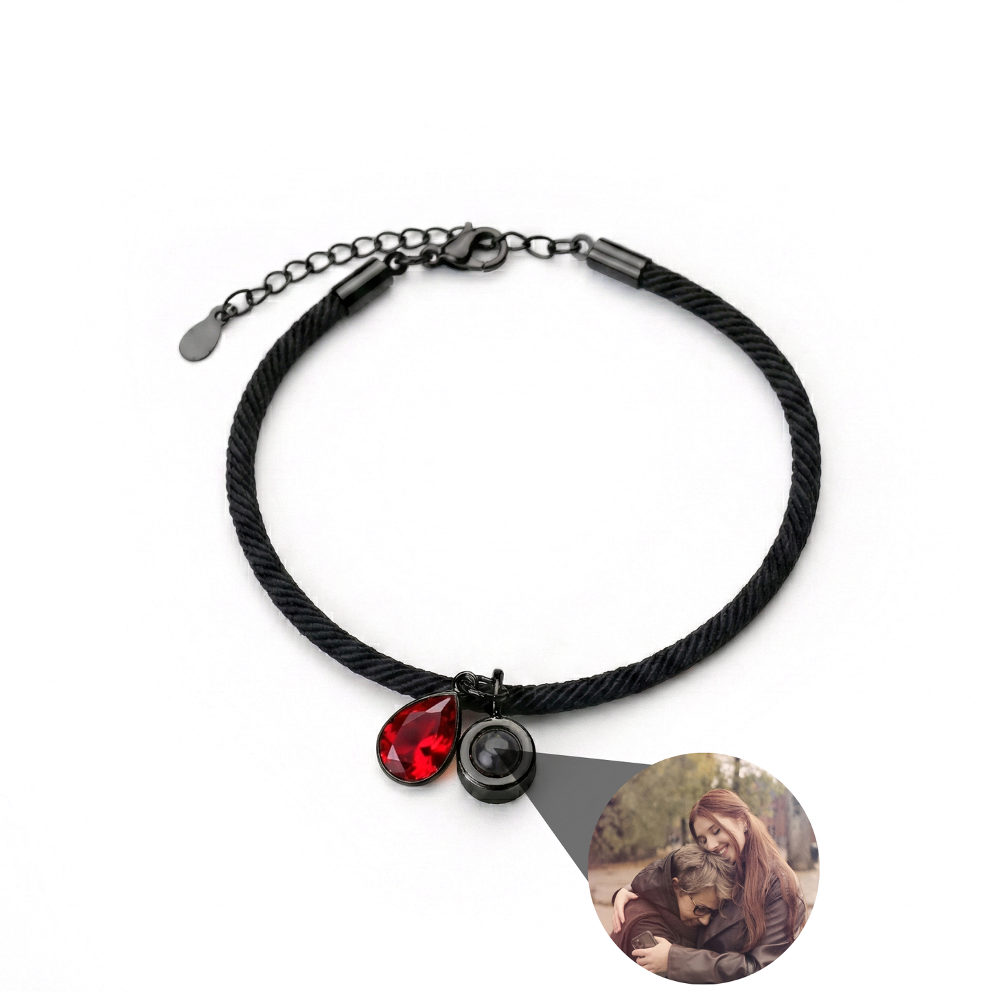 Foto armband met jouw foto - Essence Geboortesteen