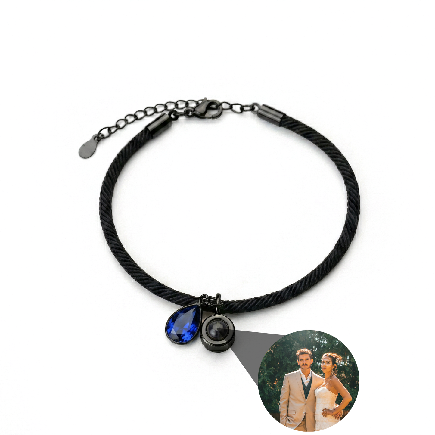 Foto armband met jouw foto - Essence Geboortesteen