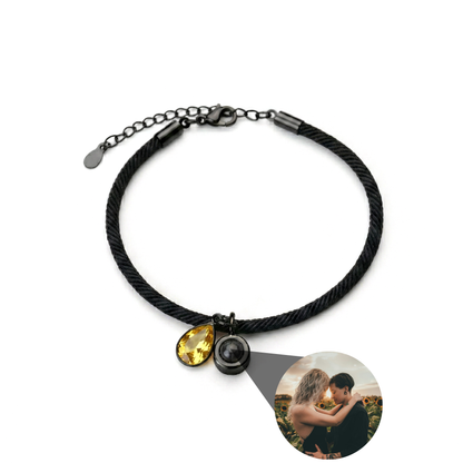 Foto armband met jouw foto - Essence Geboortesteen