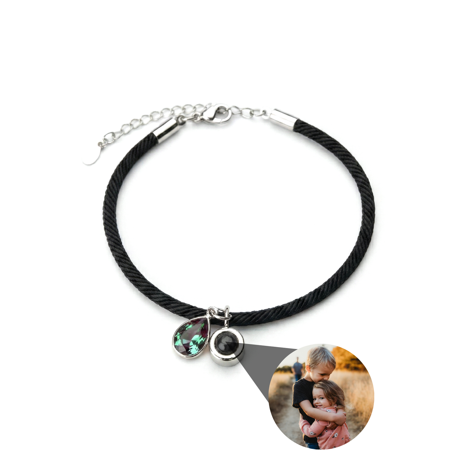 Foto armband met jouw foto - Essence Geboortesteen