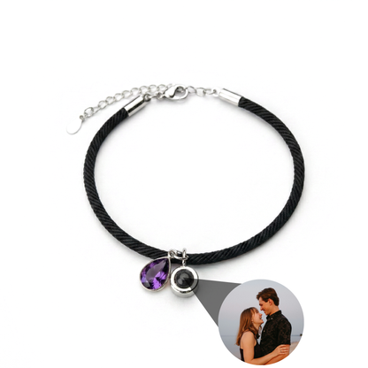 Foto armband met jouw foto - Essence Geboortesteen