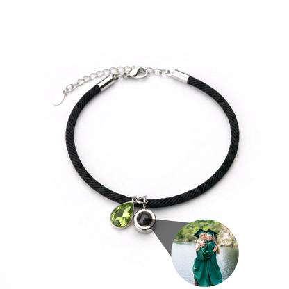 Foto armband met jouw foto - Essence Geboortesteen