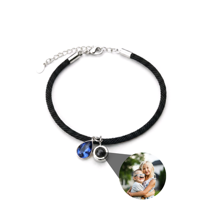 Foto armband met jouw foto - Essence Geboortesteen