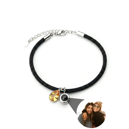 Foto armband met jouw foto - Essence Geboortesteen
