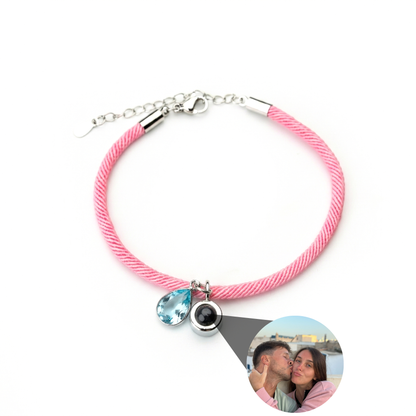 Foto armband met jouw foto - Essence Geboortesteen
