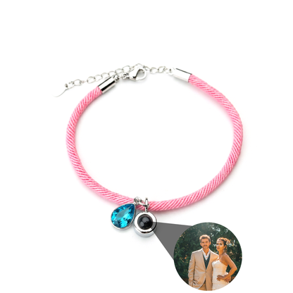 Foto armband met jouw foto - Essence Geboortesteen