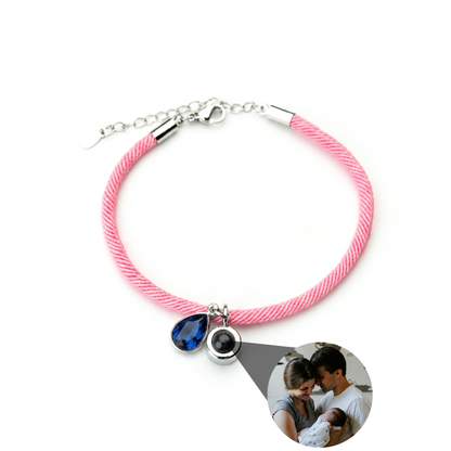 Foto armband met jouw foto - Essence Geboortesteen